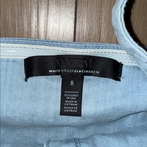 Light Blue Denim Button-Up Women's top - Picture 2 of 9